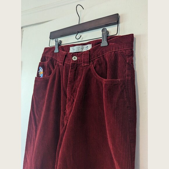 POLAR SKATE CO - Red corduroy 93 Cords pants - Sz 28x30 - Picture 2 of 8